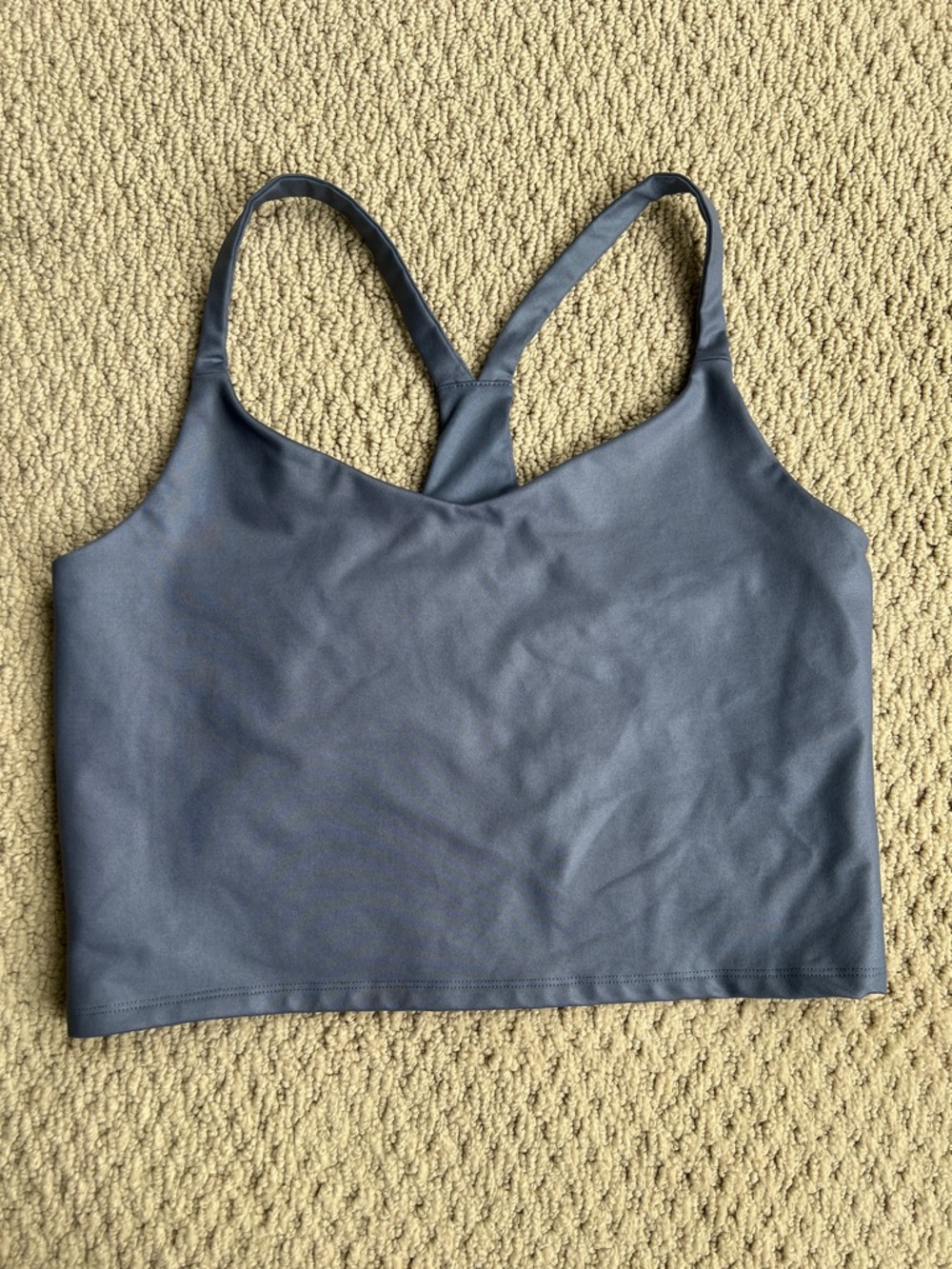 Abercrombie shimmer crop tank top